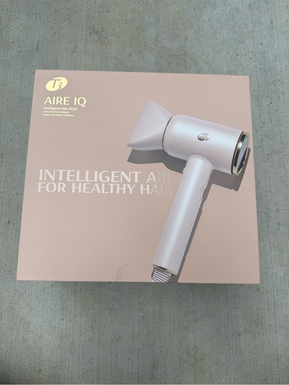 T3 Aire IQ Hair Dryer — Blush Pink